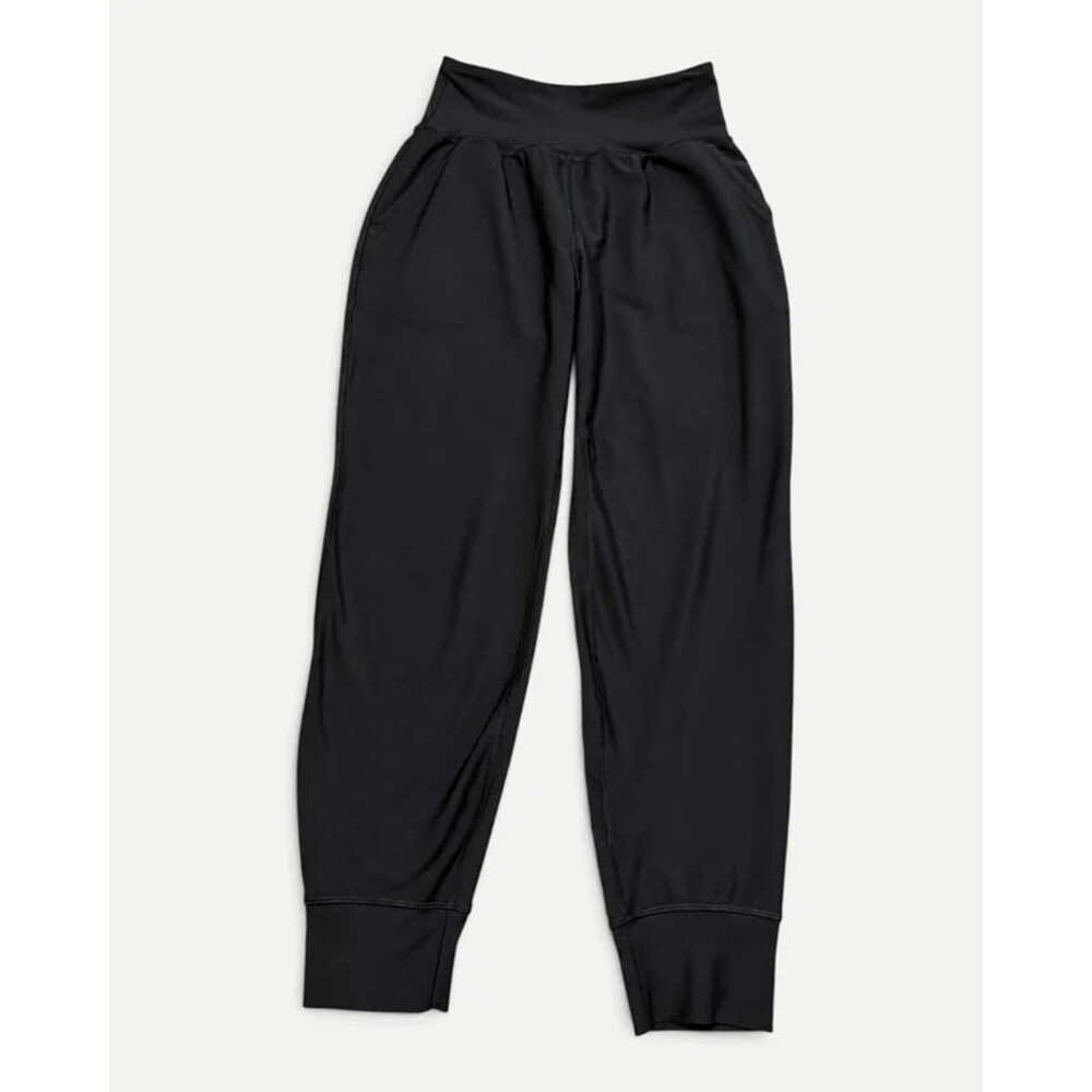 Old Navy Active PowerSoft Mid-Rise Jogger Pants Women’s M Black Pockets